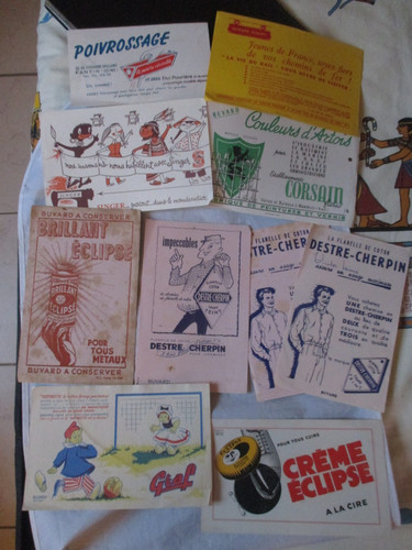 Lot buvards publicitaires - lot,