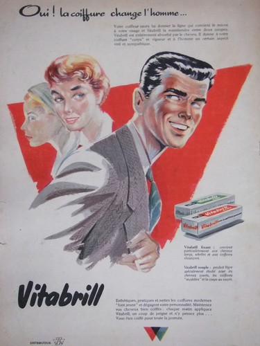 Publicité 1958 vitabrill - publicitÉ,